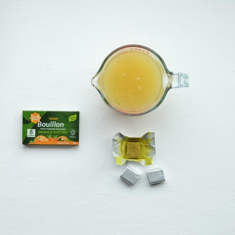 Marigold Organic Yeast Free Stock Cube, 84g, Green, 1 Count, MRG-5970