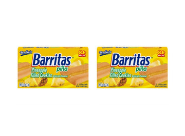 Marinela Barritas Piña Pineapple Soft Filled Cookie Bar | 2 Pack (16 Count)