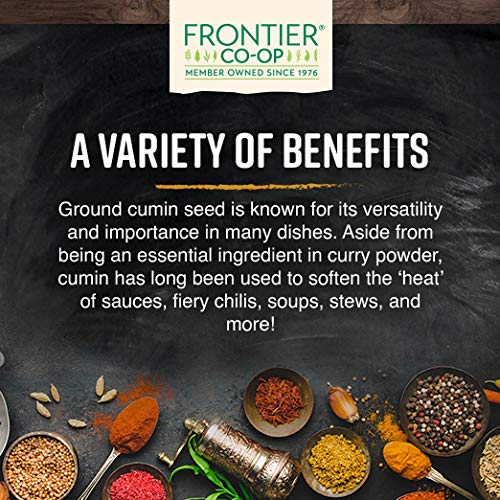 Frontier Co-op Organic Ground Cumin Seed Cumin Powder 5.61oz Pack of 1