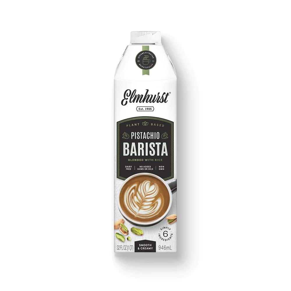 Elmhurst  Barista Pistachio Milk  32 Fl Oz