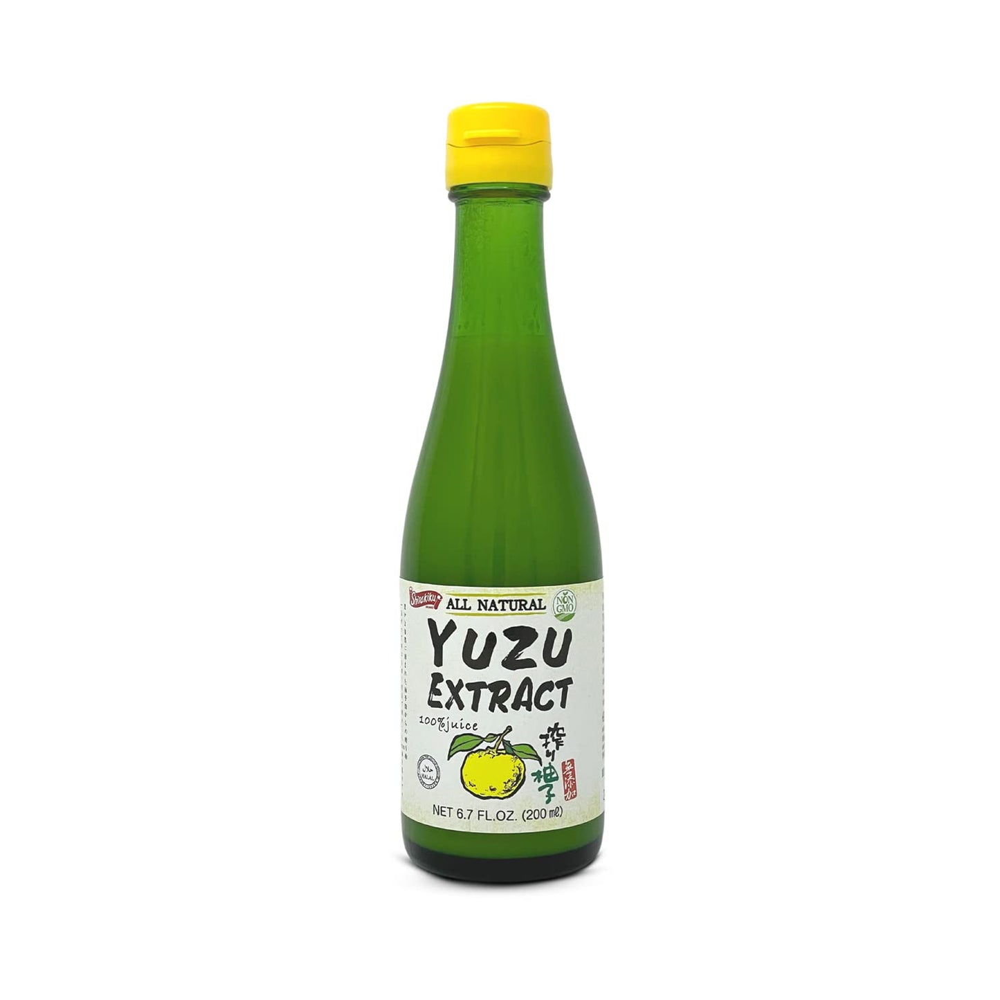 Shirakiku Japanese Yuzu Extract - Pure Yuzu Juice - Versatile Yuzu Extract Used For Baking, Food Flavouring And Asian Drink Mixture | Yuzu Sauce | - 6. 76 Fl Oz