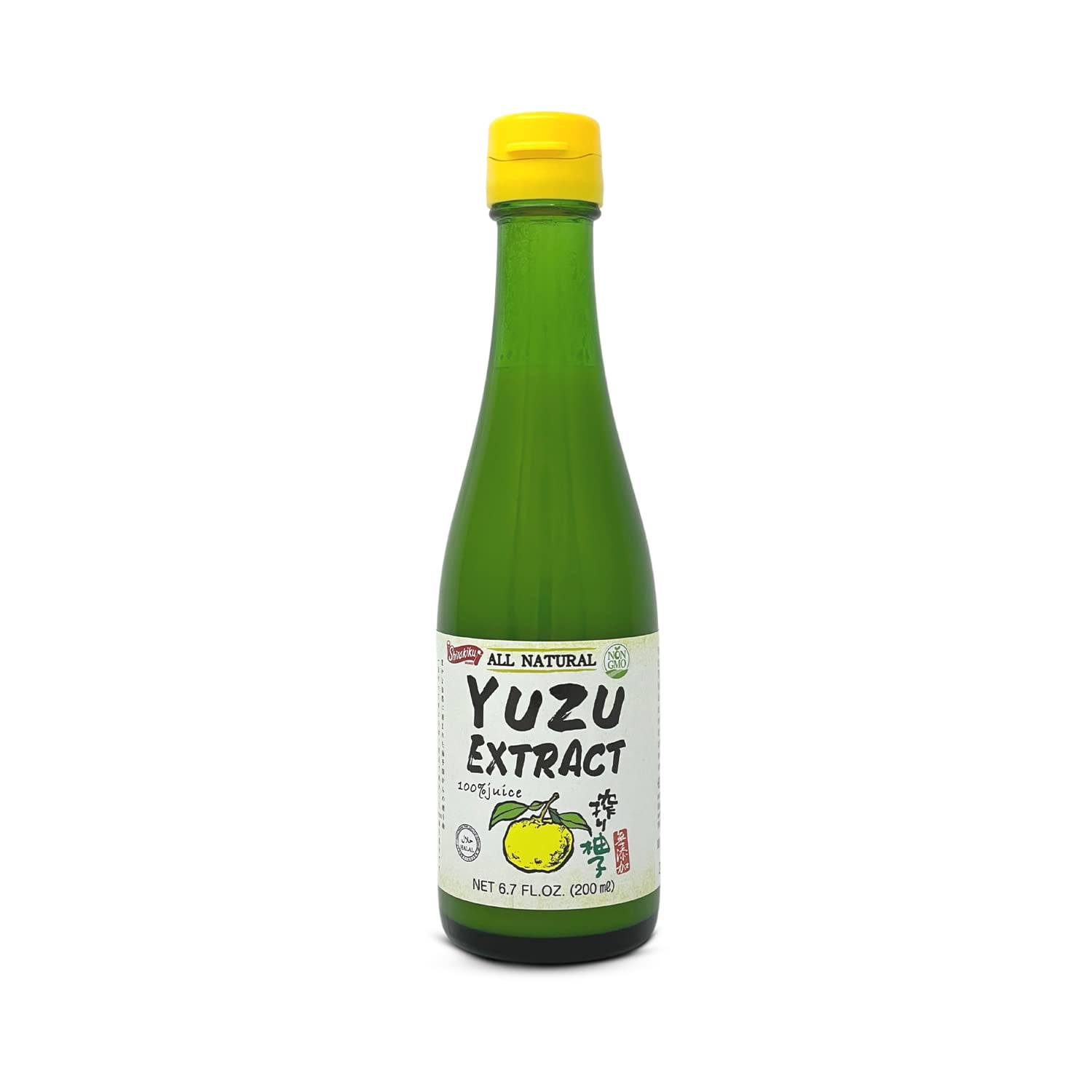 Shirakiku Japanese Yuzu Extract - Pure Yuzu Juice - Versatile Yuzu Extract Used For Baking, Food Flavouring And Asian Drink Mixture | Yuzu Sauce | - 6. 76 Fl Oz