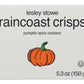 LESLEY STOWE Pumpkin Spice Crisps, 5.3 OZ