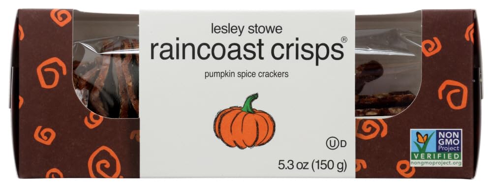 LESLEY STOWE Pumpkin Spice Crisps, 5.3 OZ
