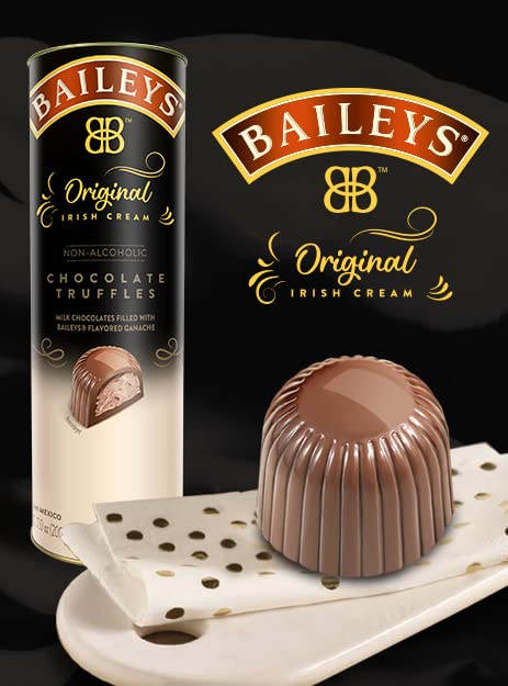 Baileys Milk Chocolate Truffles, Non-  ic, 7oz Tube, Black