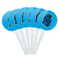 West Florida Secondary Logo Cupcake Picks Toppers Decoration Set of 6
