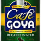 Goya Foods Decaffeinated Espresso Coffee  10 Ounce Can (Pack of 12)