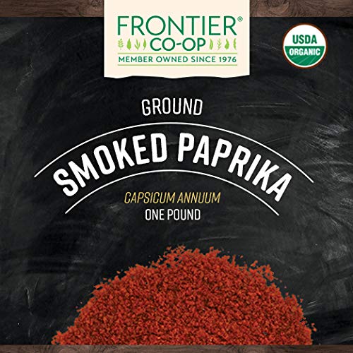 Frontier Co-op Organic Ground Smoked Paprika, Spanish Paprika Powder, 3lb Bulk Bag