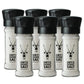 Oryx Desert Salt Grinder - 6 Pack - 3.52Oz - Refillable, Reusable +20X Ceramic Salt Grinder With Oryx Desert Salt, Naturally Organic, Kosher - Alternative To Sea Salt, Himalayan & Rock Salt - Kitchen Essential
