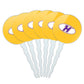 Hunter College Secondary Logo Cupcake Picks Toppers Decoration Set of 6