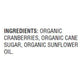 Woodstock Organic Cranberries - Sweetened - Case Of 8 - 5.25 Oz.
