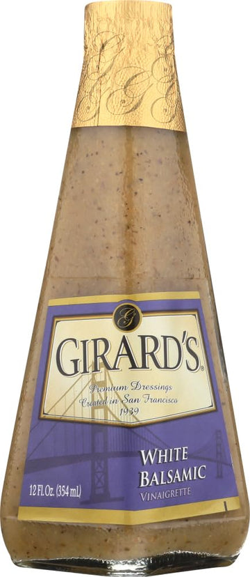Girards White Balsamic Vinaigrette Dressing, 12 oz, Case of 6