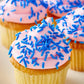 Blue Sprinkles Bulk - 1.6 Pounds - Royal Blue Jimmies - Blue Sprinkles For Baking - Dark Blue Baby Shower Sprinkles - For Ice Cream, Cake Decorating, Cupcakes, Cakepops - Blue Dessert Toppings