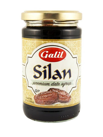 Galil Premium Silan Date Syrup, Kosher & Halal, 12.3 Ounce, Medjool Dates