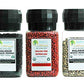 Indus Organics Black Peppercorns (8 Oz), White Peppercorns (8 Oz), Pink Peppercorns (4 Oz), Combo Pack (1x3 Jars of Grinder), Pr