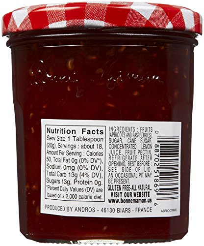 Bonne Maman Apricot Raspberry Preserves, 13 Oz