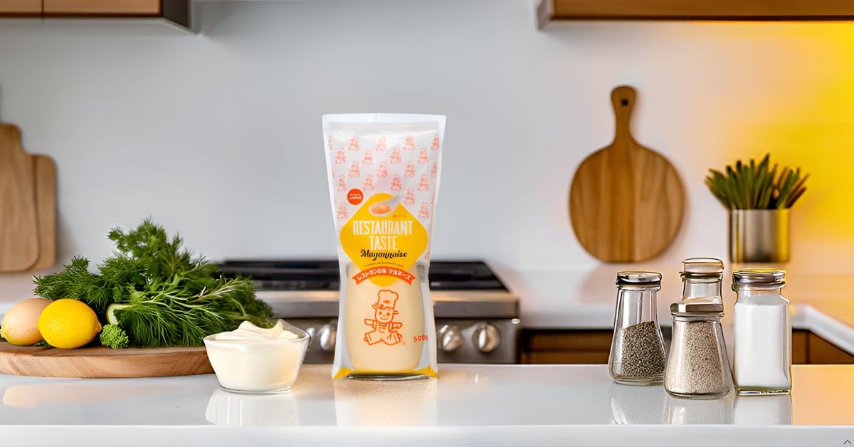 Restaurant Taste Mayonnaise- 20pack, Mild and Rich taste Mayonnaise. Use it in various dishes such as sandwiches, salads, dips,