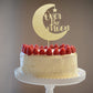 Over The Moon Cake Topper - Baby Shower, Gender Reveals Cake Top Hat, Birthday Party Decorations, Glitter Cardboard, Studio Phot
