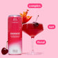 Drink Your Meditation Moment Botanical Water SPARKLING Variety Pack - 12 Cans, 11.5 Fl Oz each, Cherry Hibiscus, No Sugar, Keto Friendly