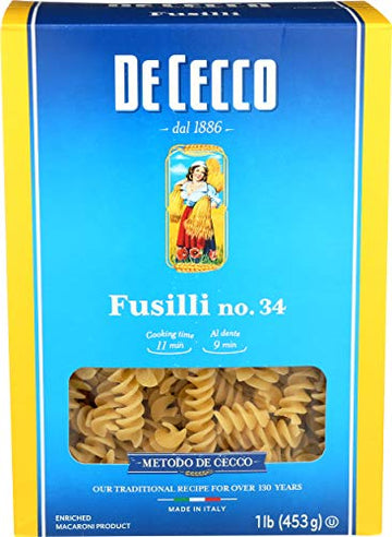 De Cecco, Fusilli #34, 16 Ounce