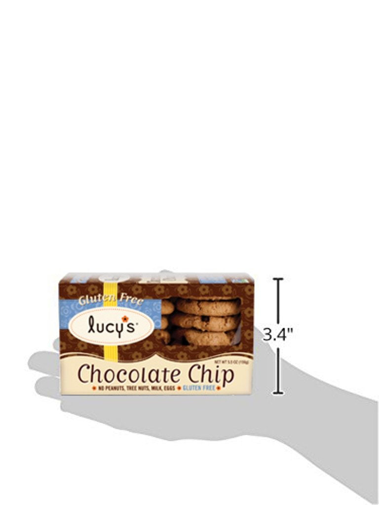 Lucy'S Chocolate Chip Cookies, 5.5 Ounce Boxes (Pack Of 8)