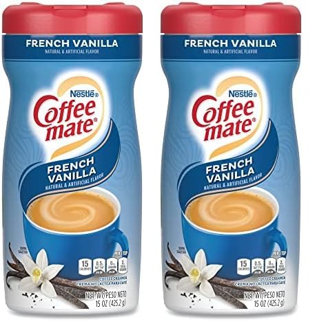 Coffee-Mate French Vanilla Powder Coffee Creamer, 15 Ounce (Pack Of 2)