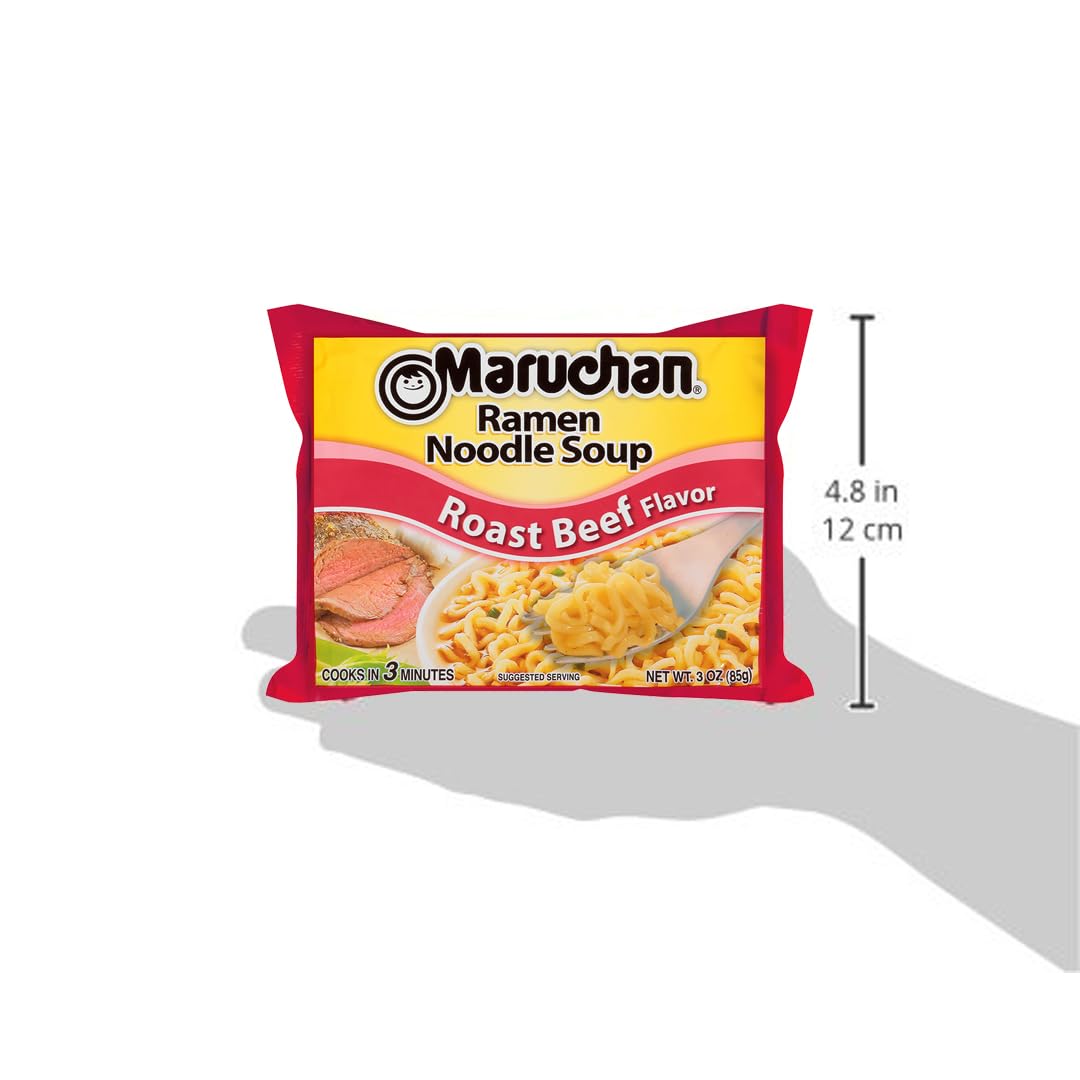 Maruchan Ramen Noodle Soup  Roast Beef  3 oz