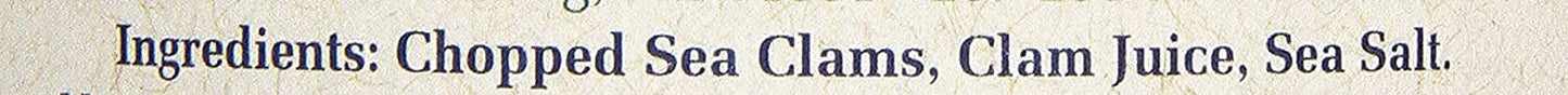 Bar Harbor Chopped Clams, 6.5 Oz. (Pack Of 6)
