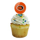 East Central University Primary Logo Cupcake Picks Toppers Decoration Set Of 6