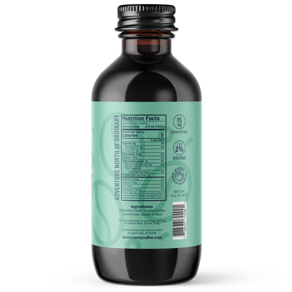 Buz Black Velvet Coffee Concentrate, 8Oz Bottle