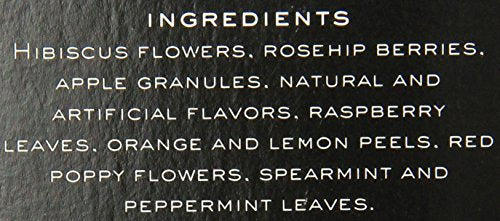Harney & Sons Herbal Tea, Red Raspberry, 20 Tea Bags, 1.29 Oz