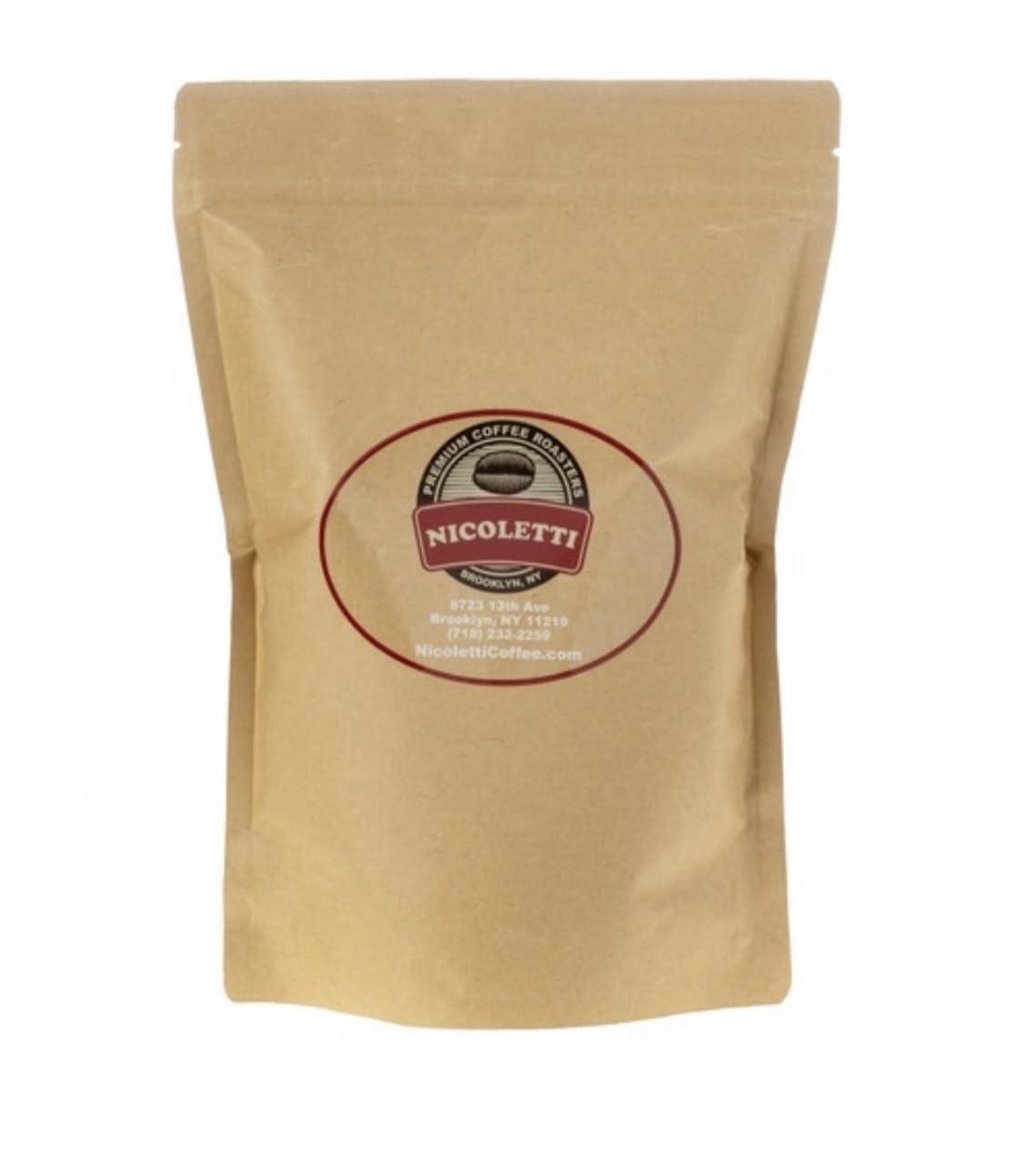 Nicoletti Coffee Old School 1972 Espresso Roast 12oz Whole Beans (Made in Brooklyn NY since 1972) Fresh roasted with date.