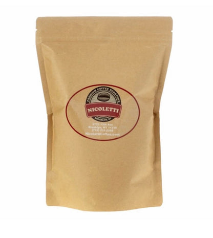 Nicoletti Coffee Old School 1972 Espresso Roast 12oz Whole Beans (Made in Brooklyn NY since 1972) Fresh roasted with date.
