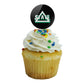 Delta State Secondary Logo Cupcake Picks Toppers Decoration Set Of 6
