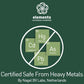 Elements Truffles Almond Crunch Chocolate Bar W/Saffron - Heavy Metal Tested - Dairy Free - Paleo, Gluten Free, Non-Gmo, Raw & O