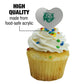 GRAPHICS & MORE Cupcake Picks Set of 6 - Acrylic Heart Toppers - NW Missouri State University, One Size