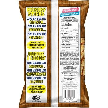 Hostess Hickory Sticks Original Potato Sticks, 275G/9.7Oz, 2-Pack {Imported From Canada}