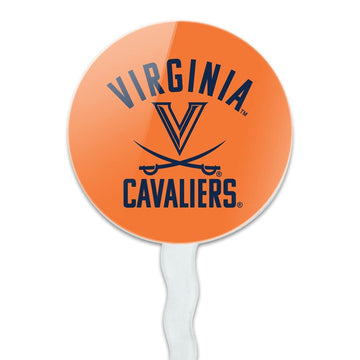 GRAPHICS & MORE Cupcake Picks Set of 6, Acrylic, Multi Color, Virginia Cavaliers Decoration