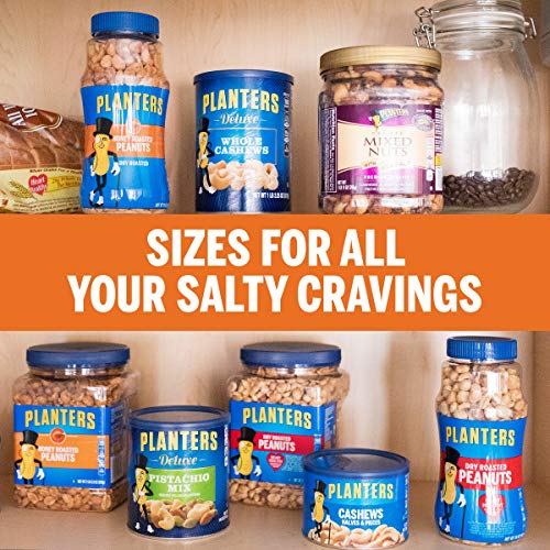 PLANTERS Honey Roasted Peanuts  16 oz. Resealable Jars (Pack of 4) - Flavored Peanuts with a Sweet Honey Coating & Sea Salt - Wholesome Snacking - Kosher