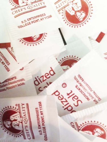 Chef'S Quality Individual Salt Packets - Portable Salt Packets - Ou-Kosher (1000 Salt Packets)