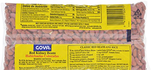 Goya Foods Red Kidney Beans, Dry, 16 Ounce (Pack Of 24)