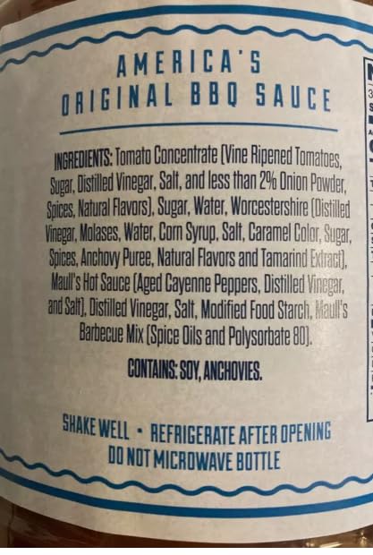 Maull'S Classic Bbq Sauce- 38 Ounce Bottle - Original St Louis Mo Style Barbeque Since 1926 (1)