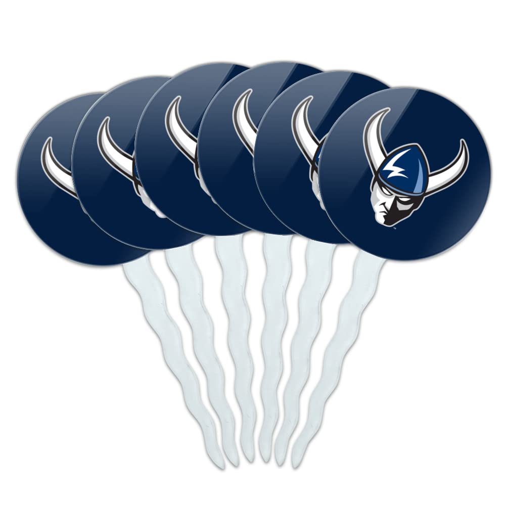 Western Washington University Primary Logo Cupcake Picks Toppers Decoration Set of 6