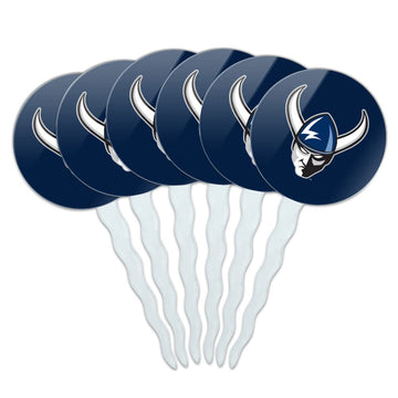 Western Washington University Primary Logo Cupcake Picks Toppers Decoration Set of 6