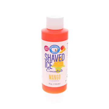 Hypothermias Shaved Ice and Snow Cone Syrup Unsweetened Flavor Concentrate - 4 Fl Oz - Makes 1 Gallon of Ready to Use Syrup - Ma