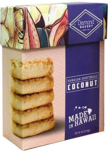 Diamond Bakery Coconut Hawaiian Shortbread Cookies, 4.4 Ounce