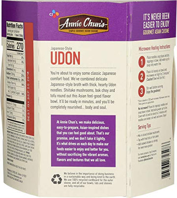 Annie Chuns Udon Noodle Bowl, 5.9 Oz - Pack Of 1