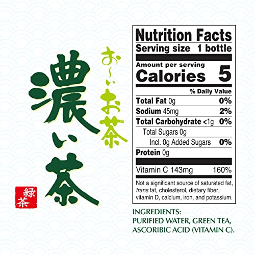 ITO EN Oi Ocha Unsweetened Green Tea, Low Calorie, 16.9 Fl Oz (Pack of 12), Model 835143001832