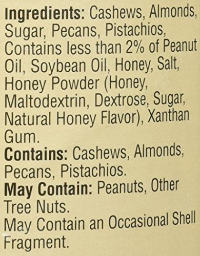 Savanna Orchards Gourmet Honey Roasted Nut Mix with Pistachios, 30 Ounce