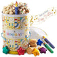 BONNIE AND POP - Birthday Gift Basket | Birthday Cookies, Sweets, Candy, Cake Flavors | Tin Spins, Plays Music Happy Birthday | 